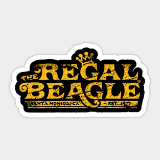 The Regal Beagle vintage Sticker
